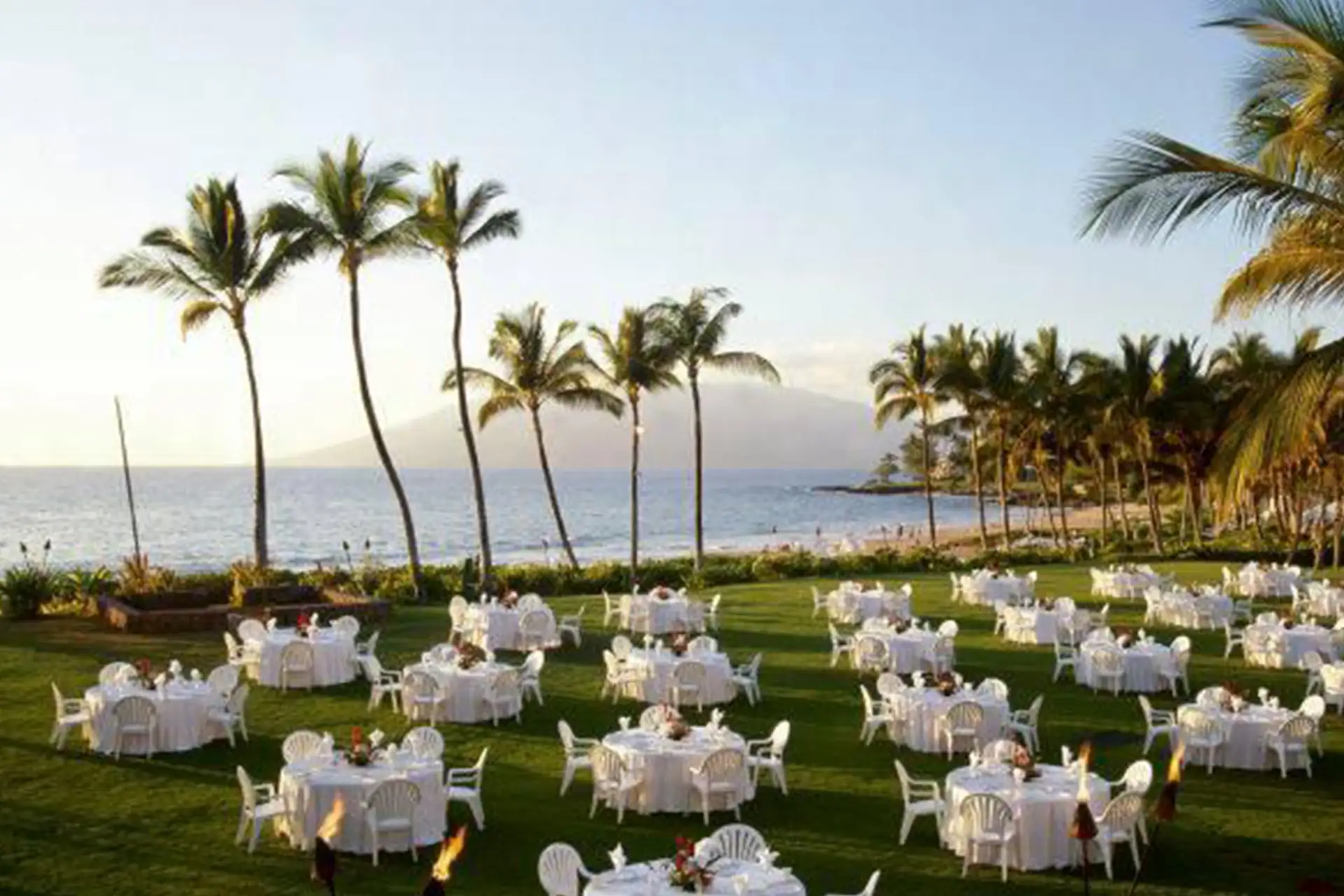 lieu mariage hawai plage coucher de soleil
