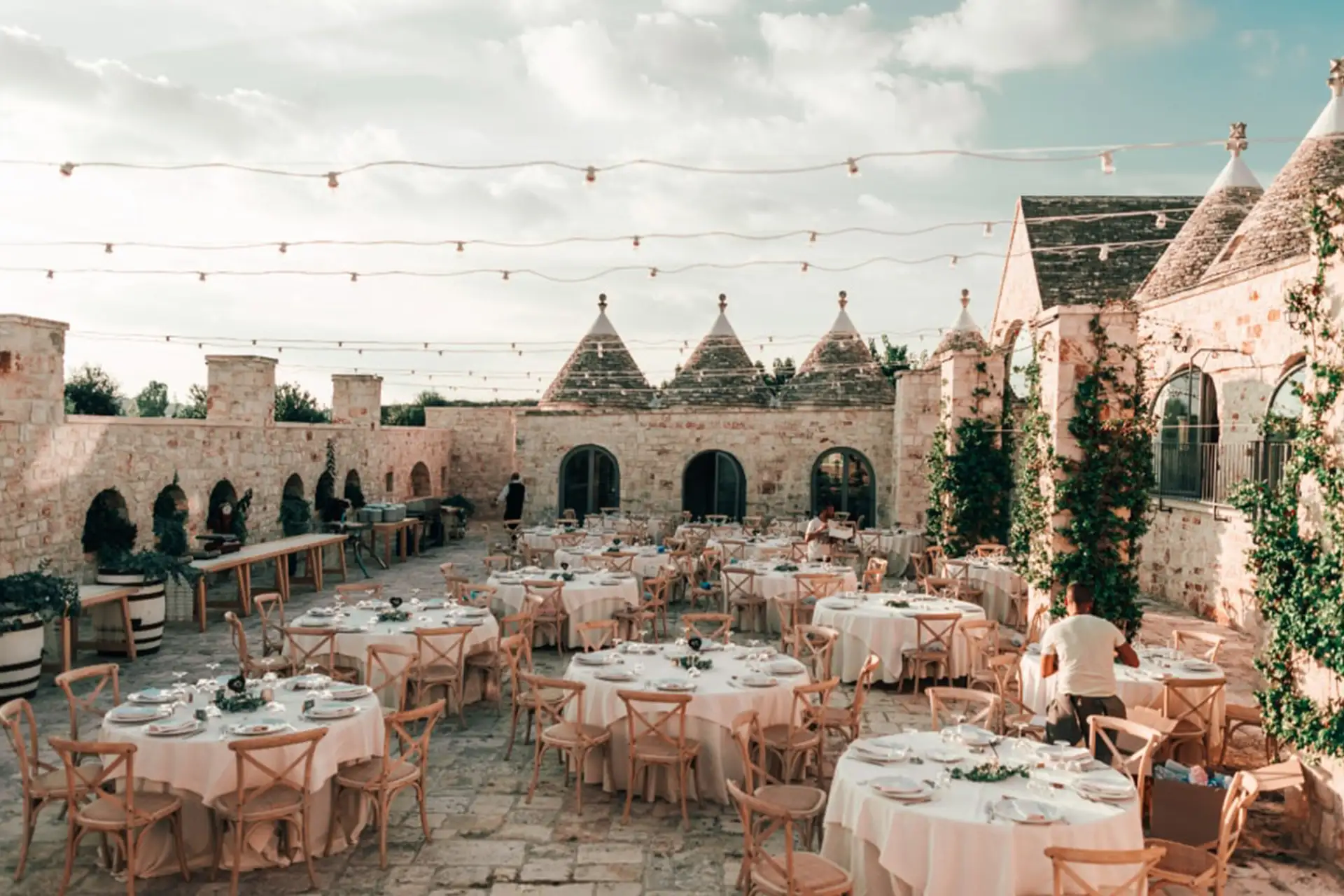 lieu de mariage dans les Pouilles avec masseria typique