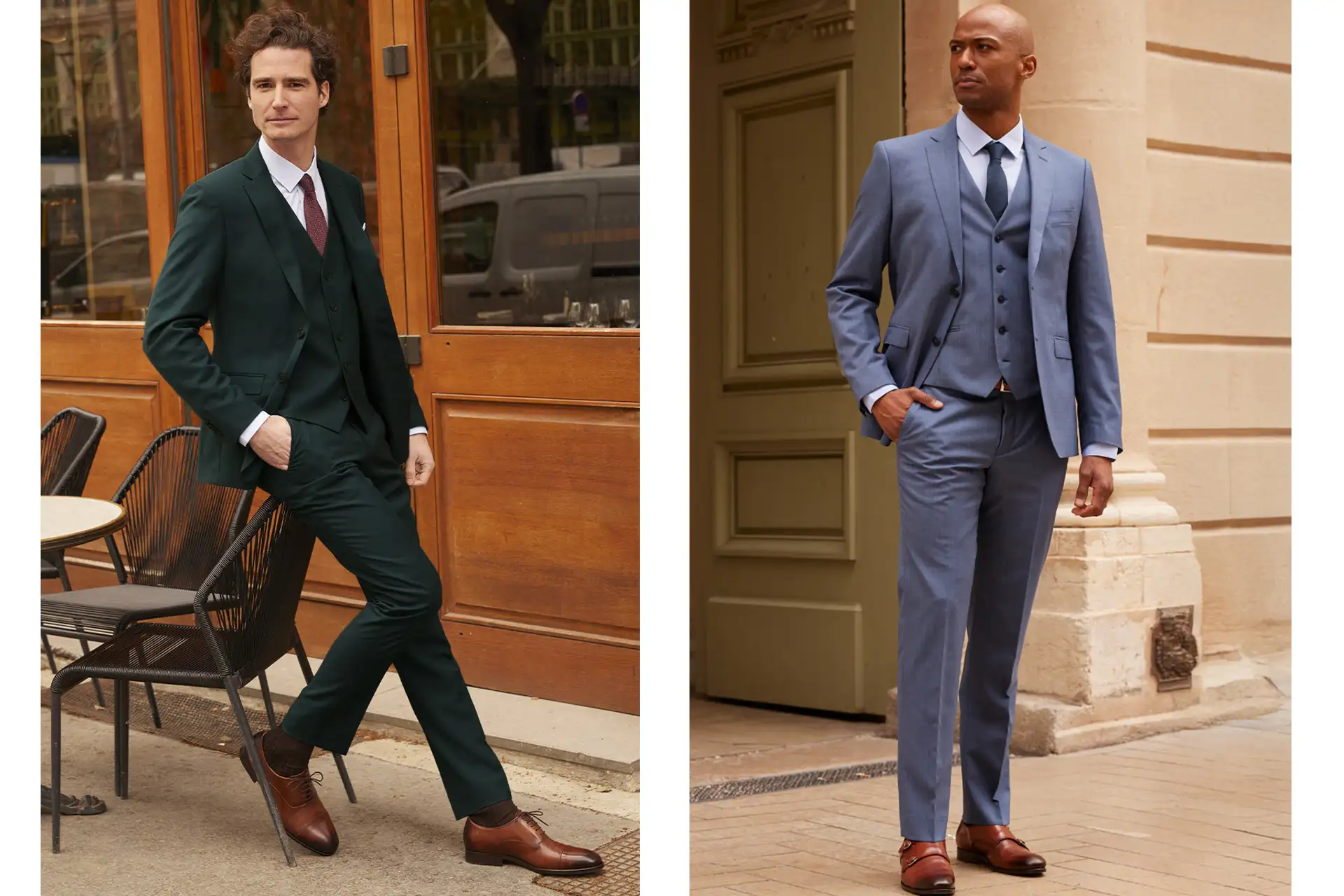 2 costumes mariage chic