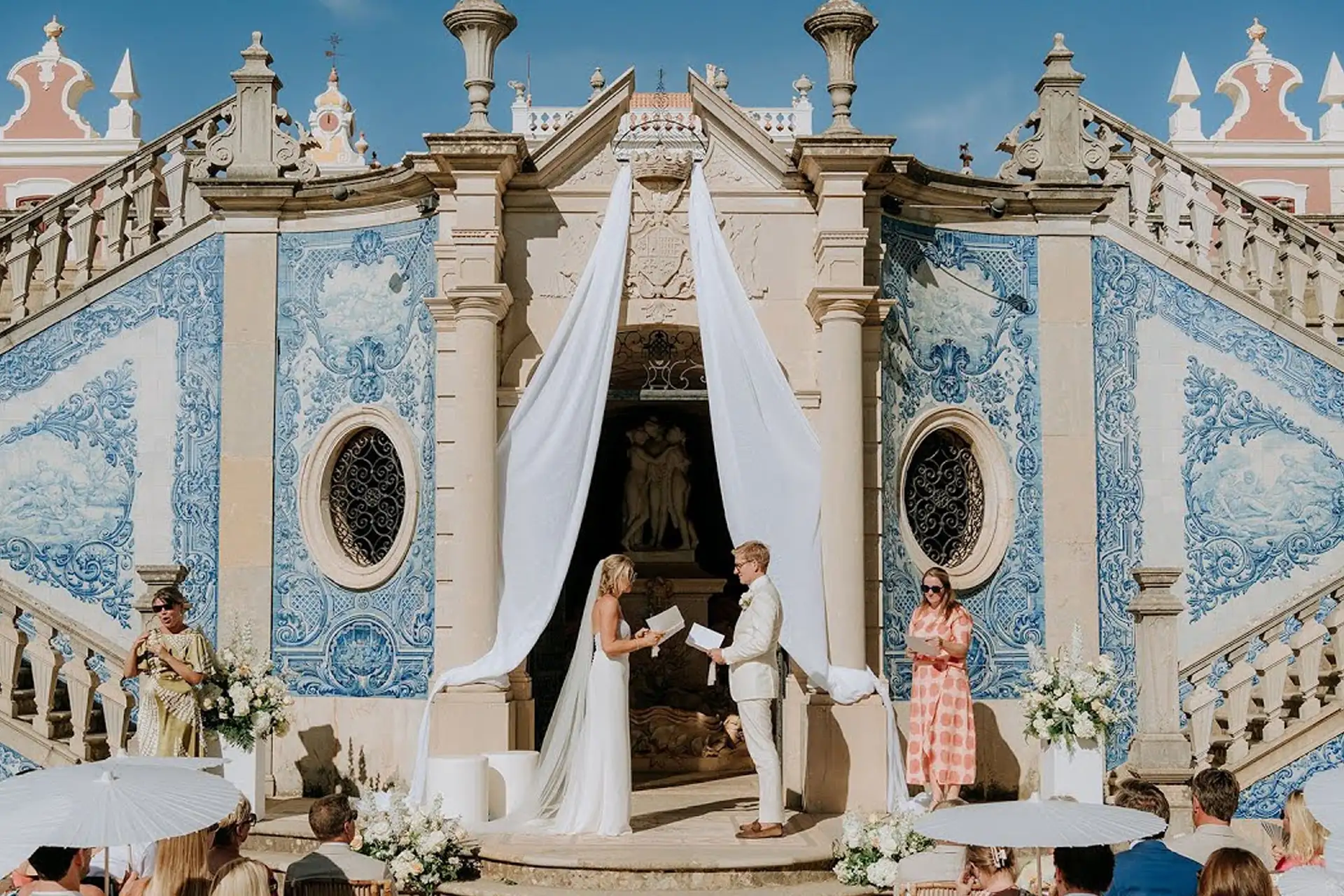 Mariage au Palácio de Estoi en Algarve