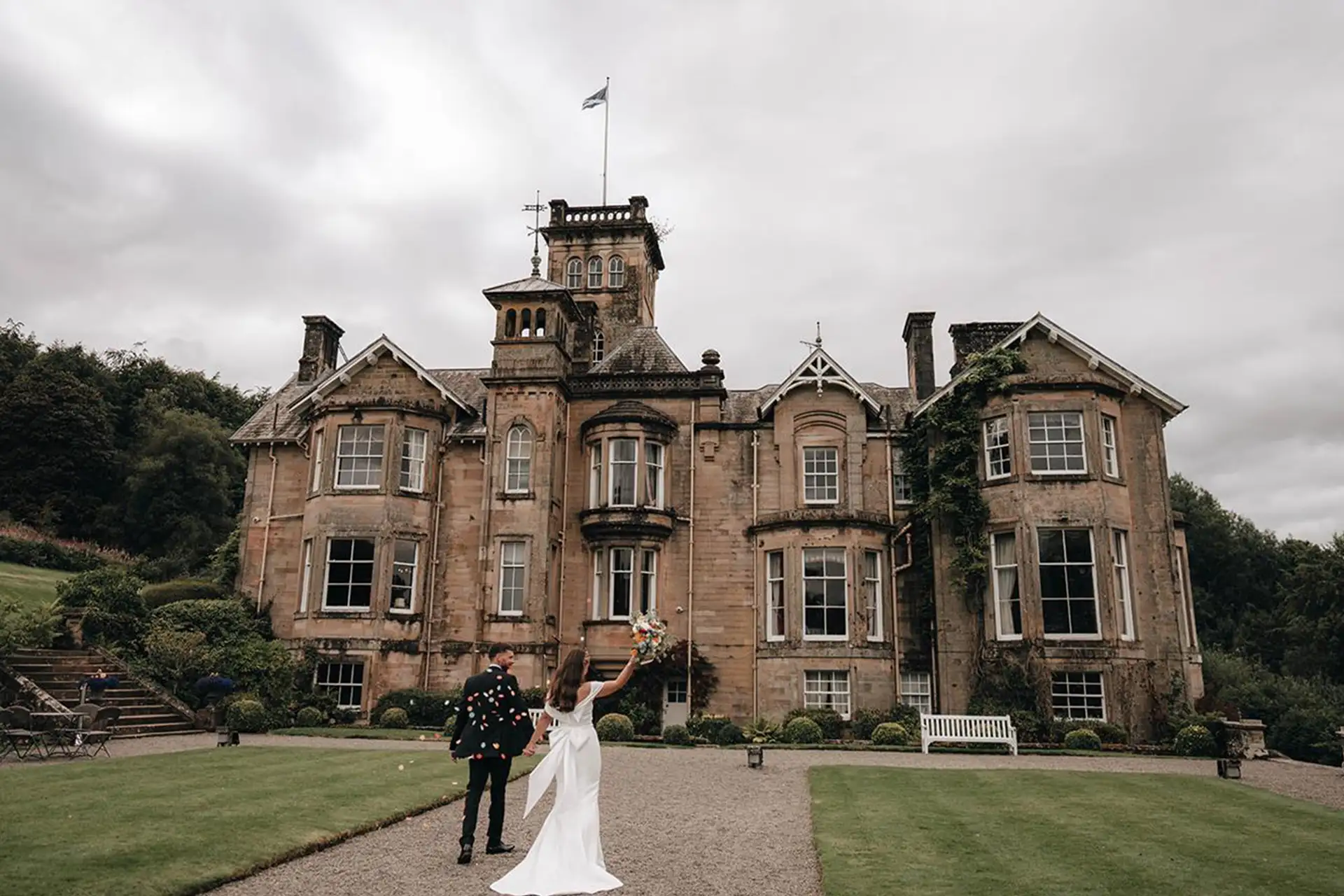 mariage dans un chateau ecossais
