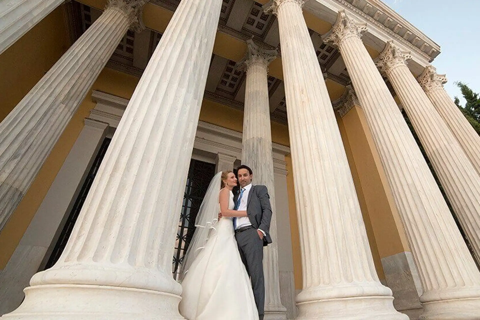 mariage à Athènes devant l’Acropole