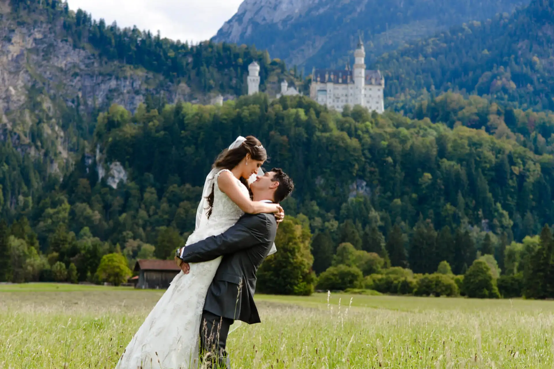 mariage au chateau de Neuschwanstein en Allemagne