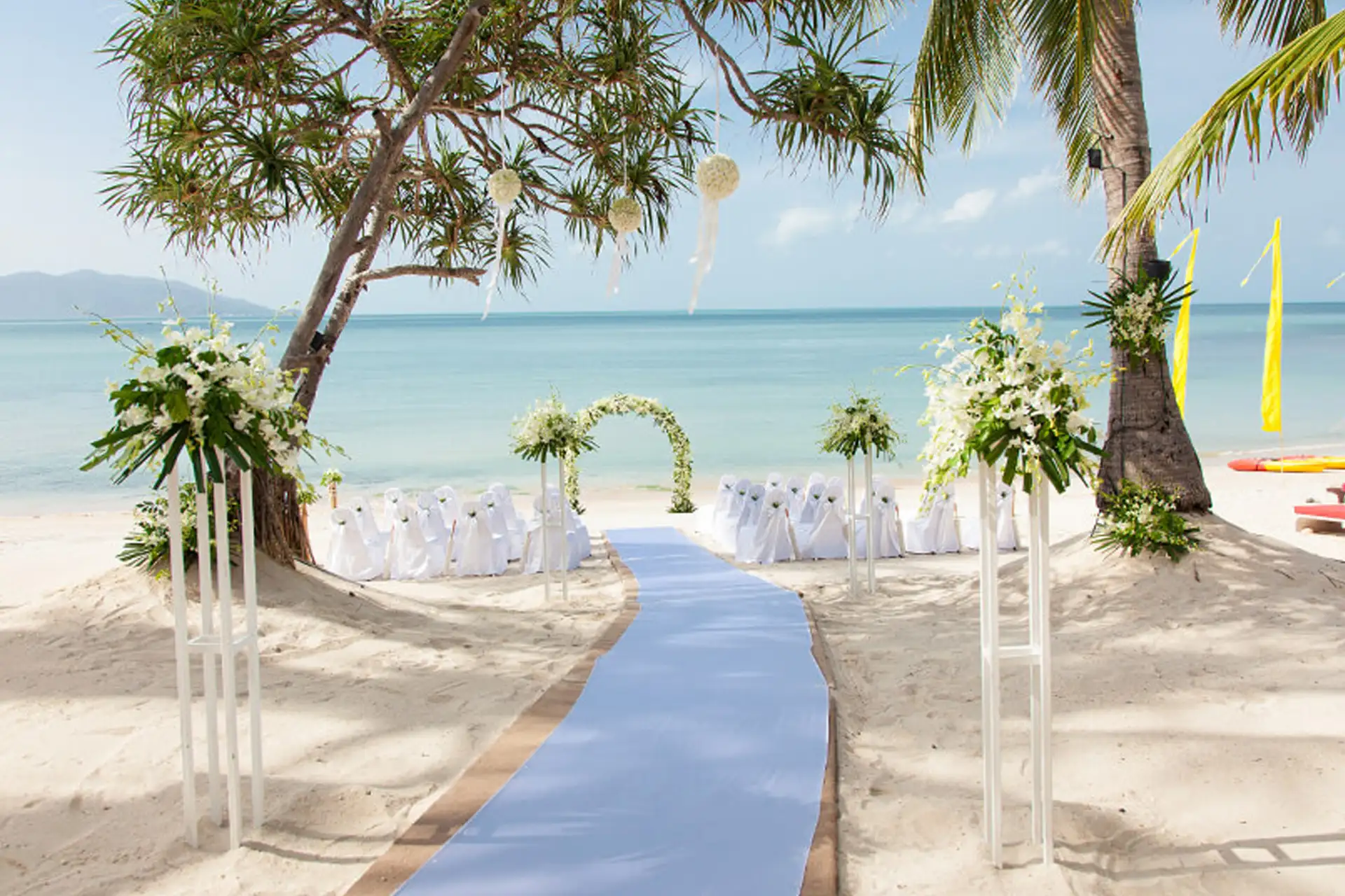 mariage îles gili indonésie plage