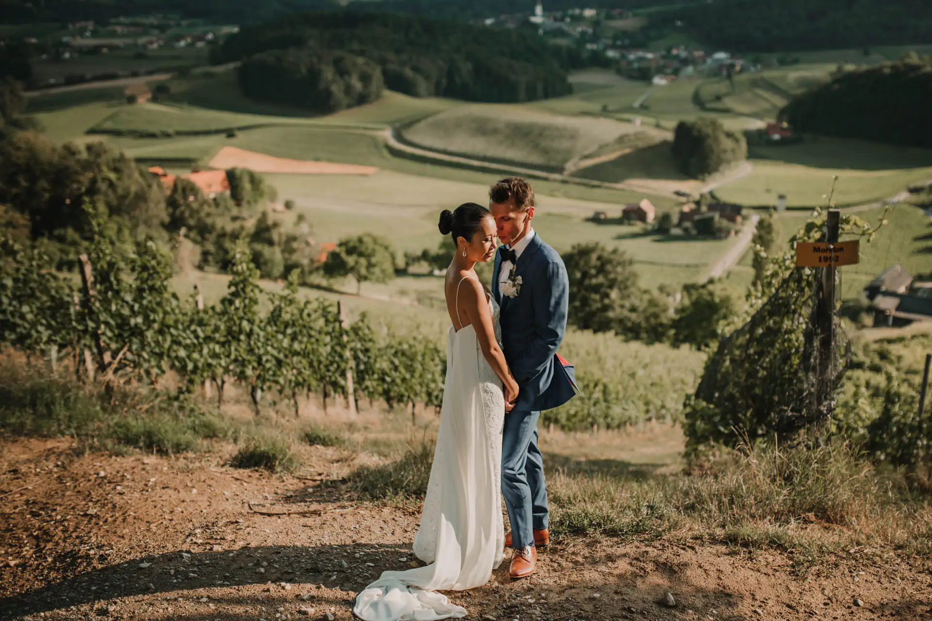 mariage dans un vignoble en autriche